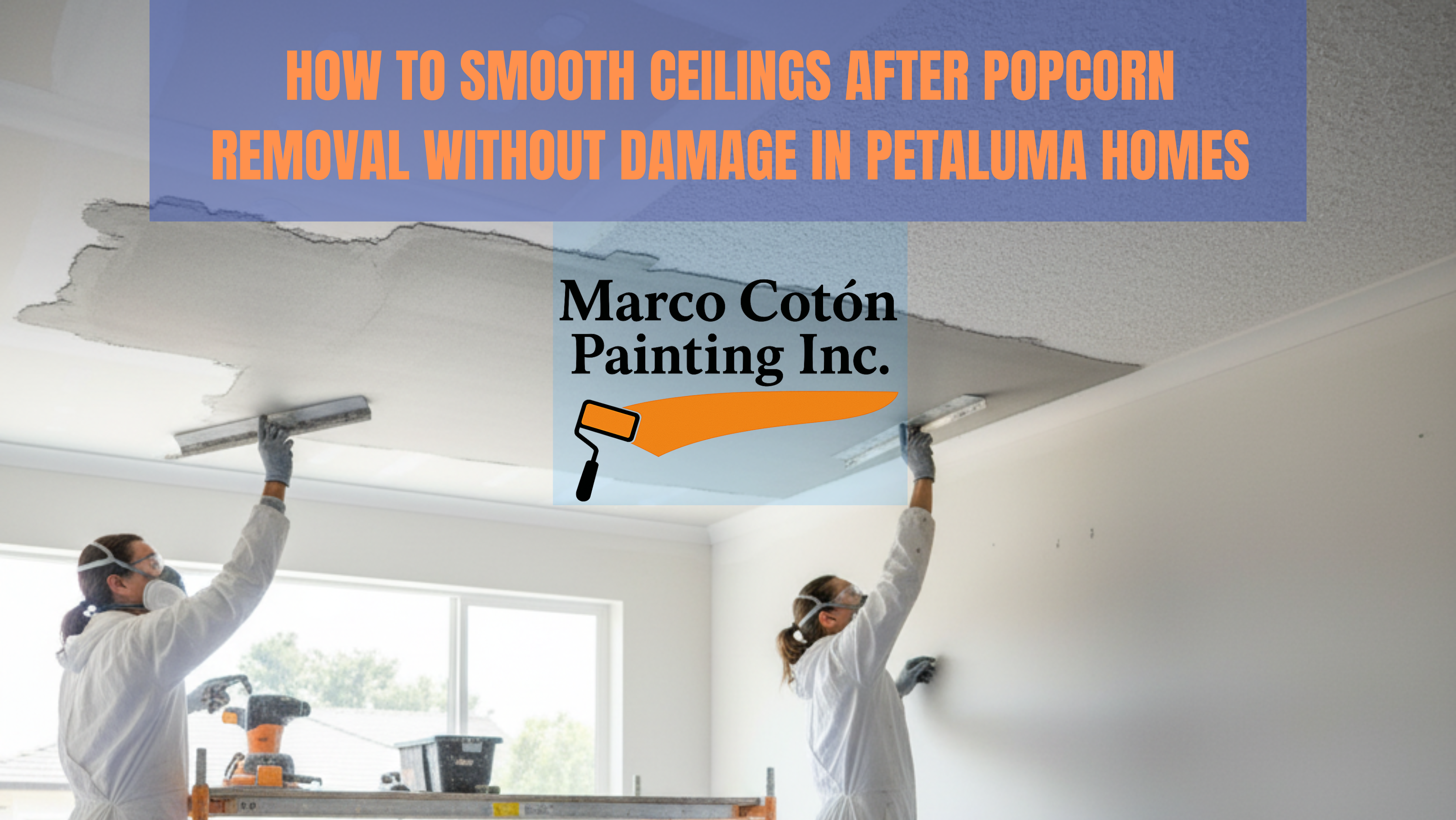 How to Smooth Ceilings After Popcorn Removal Without Damage