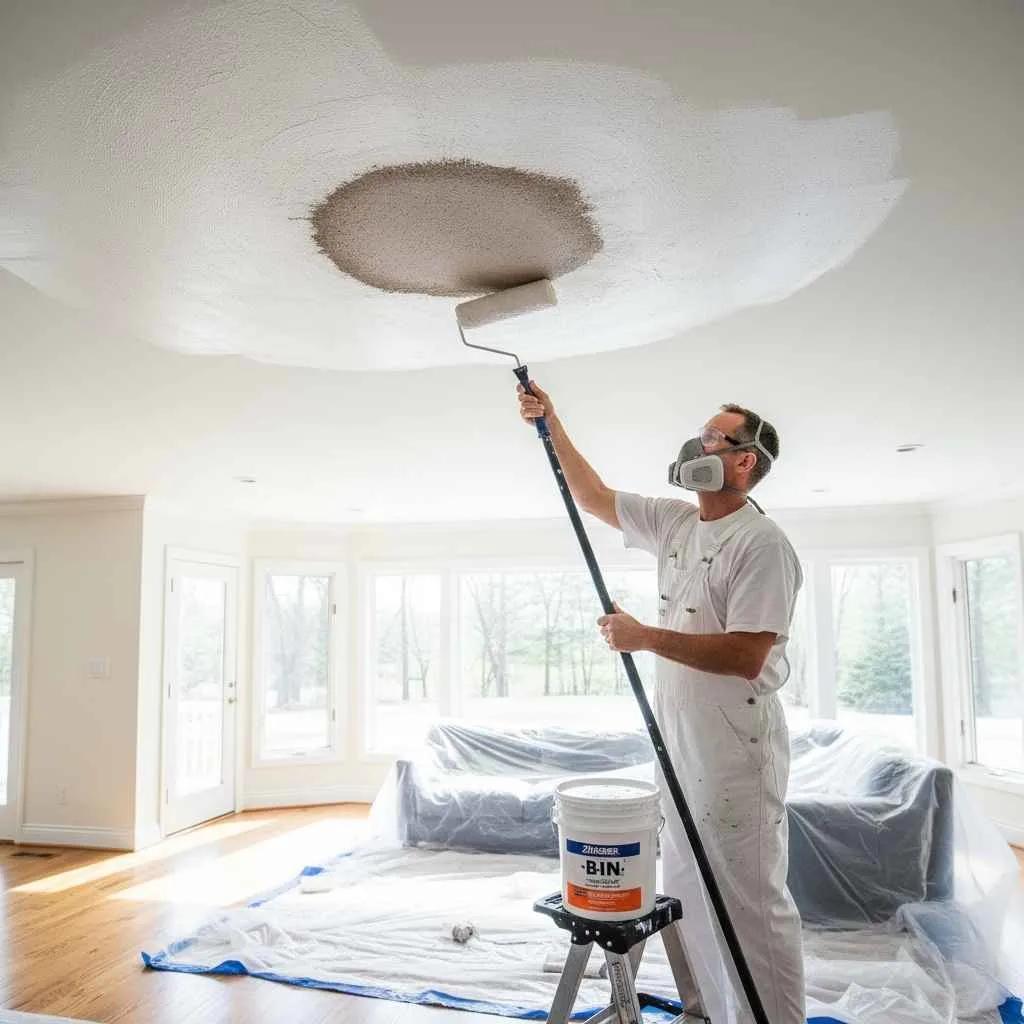 professional sealing ceiling stain