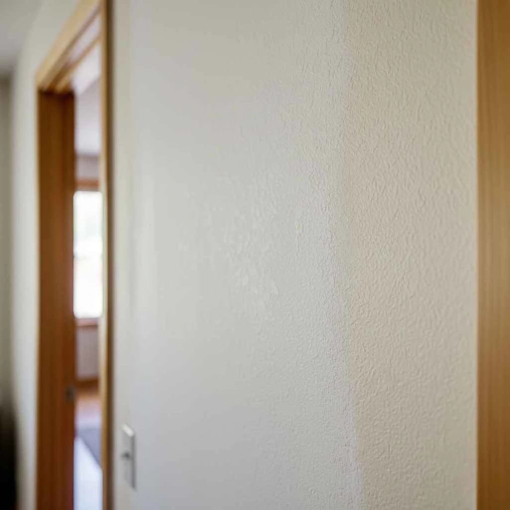 drywall repair blending into existing wall