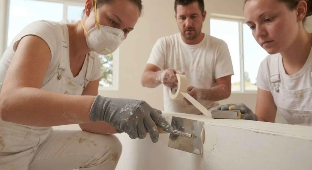 Drywall repair and smooth wall finishing service in Rohnert Park