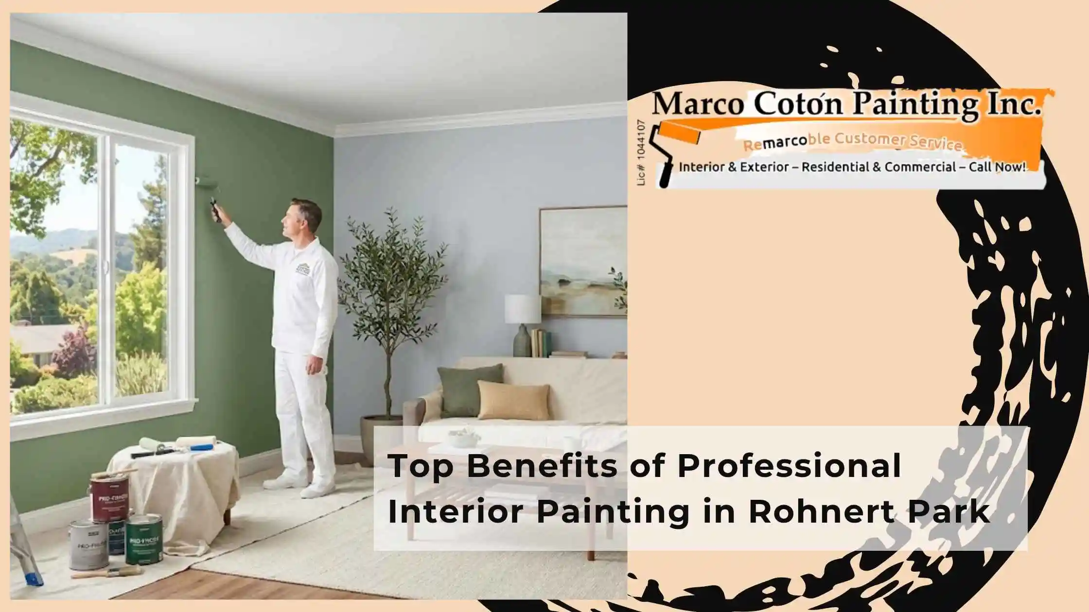 Top Benefits of Professional Interior Painting in Rohnert Park