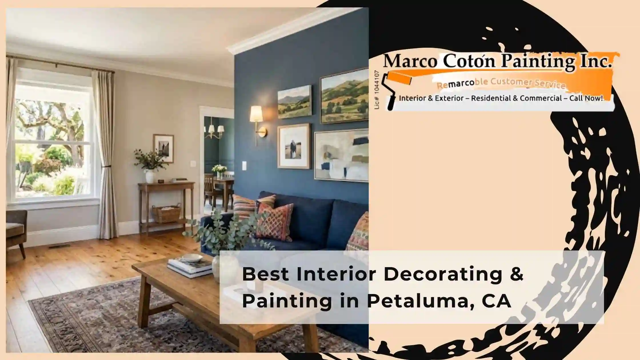 Best Interior Decorating and Painting in Petaluma, CA