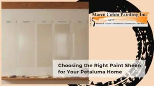 Choosing the Right Paint Sheen for Your Petaluma Home