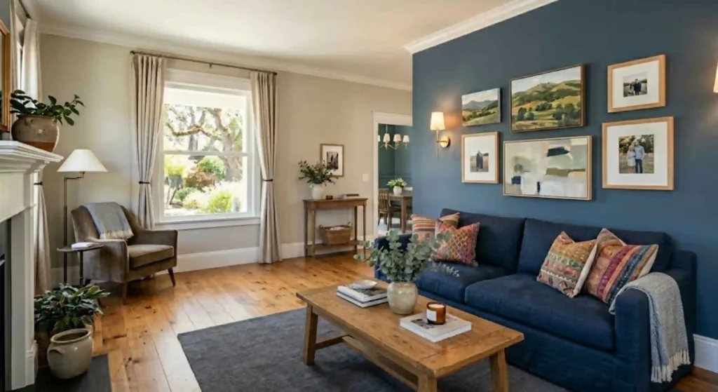 Completed interior decorating and painting project in Petaluma CA