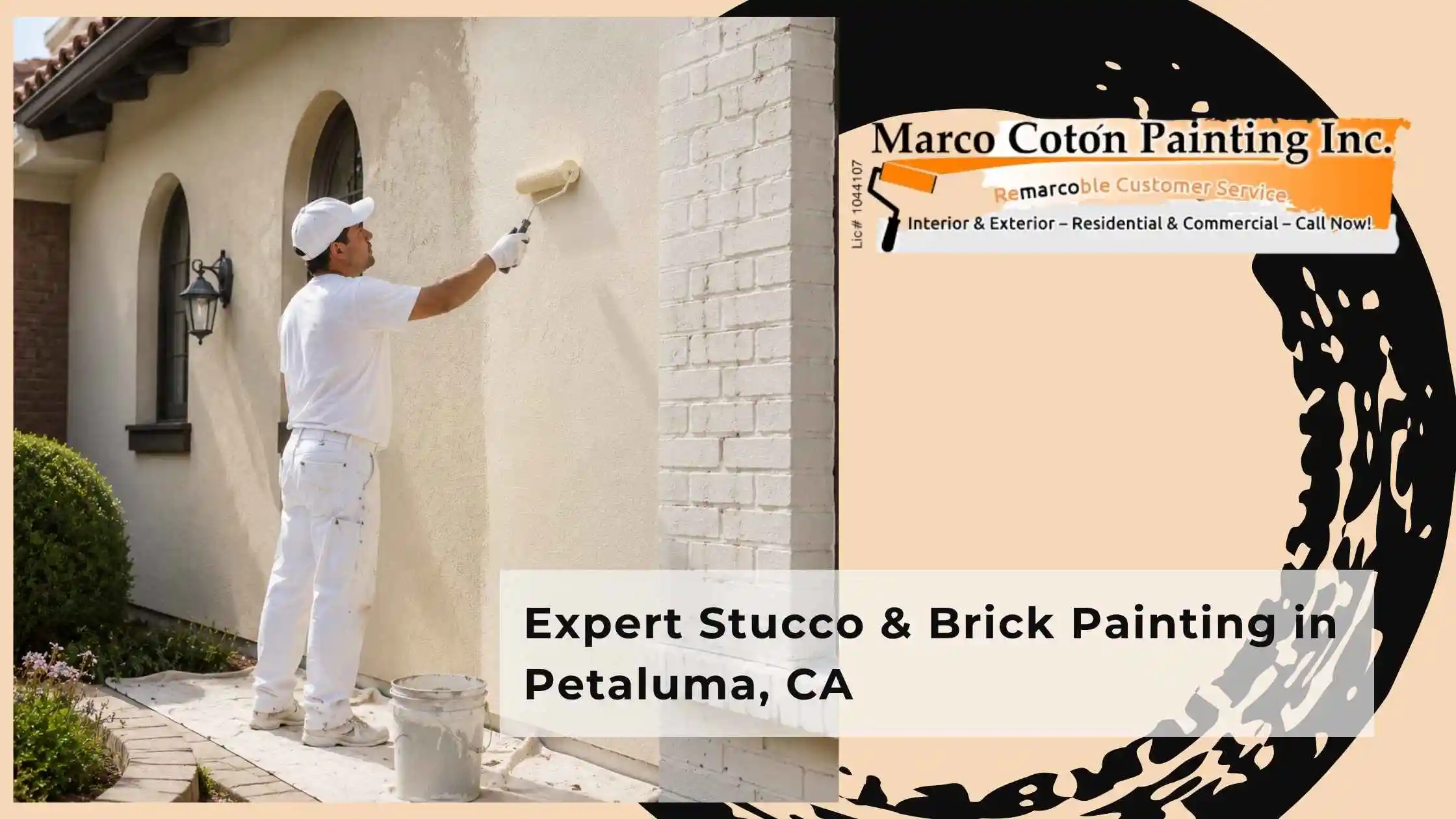 Expert Stucco & Brick Painting in Petaluma, CA